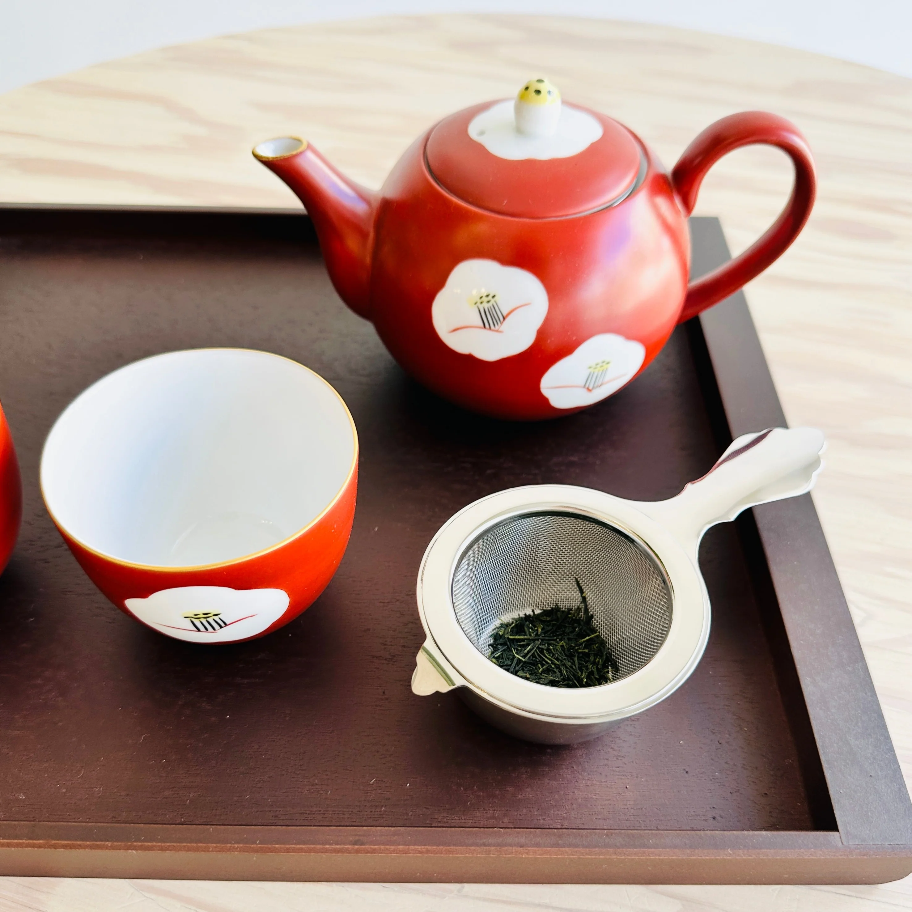 Fine Mesh Stainless Steel Matcha Strainer with a Resting Bowl - Image 5