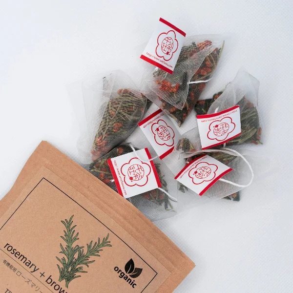 Organic Rosemary and Genmaicha Tea - Image 4