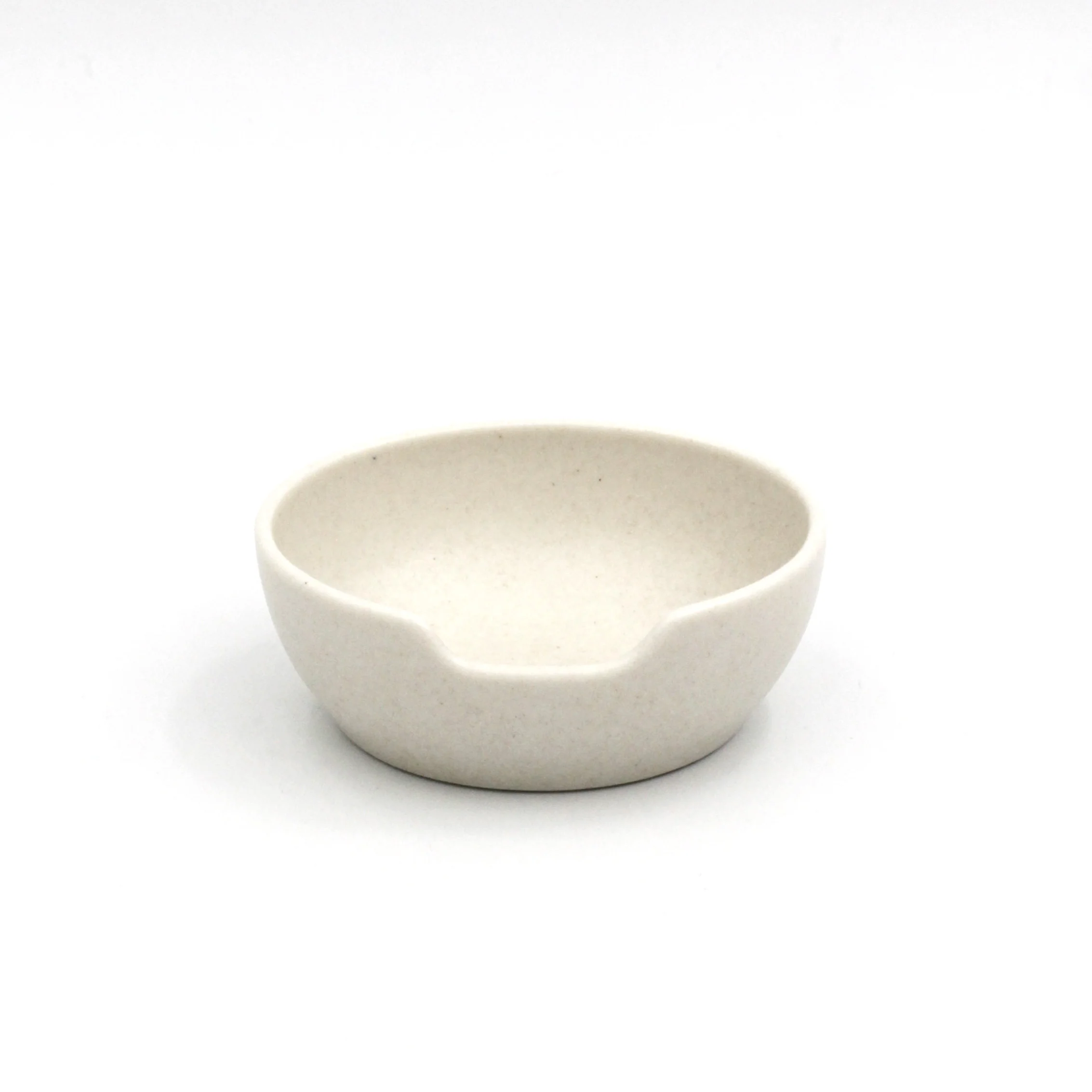 White Porcelain Ladle and Utensil Stand