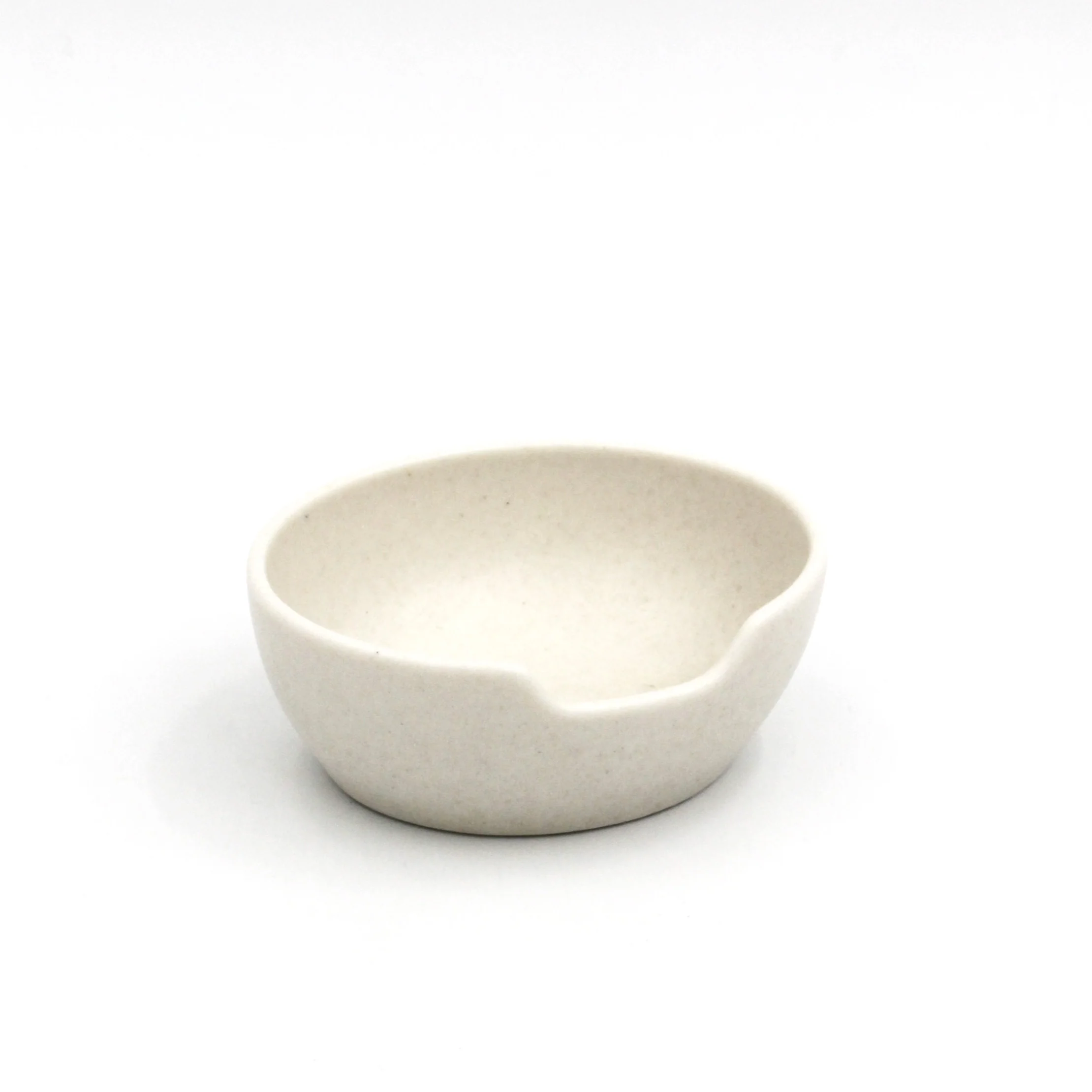 White Porcelain Ladle and Utensil Stand - Image 2